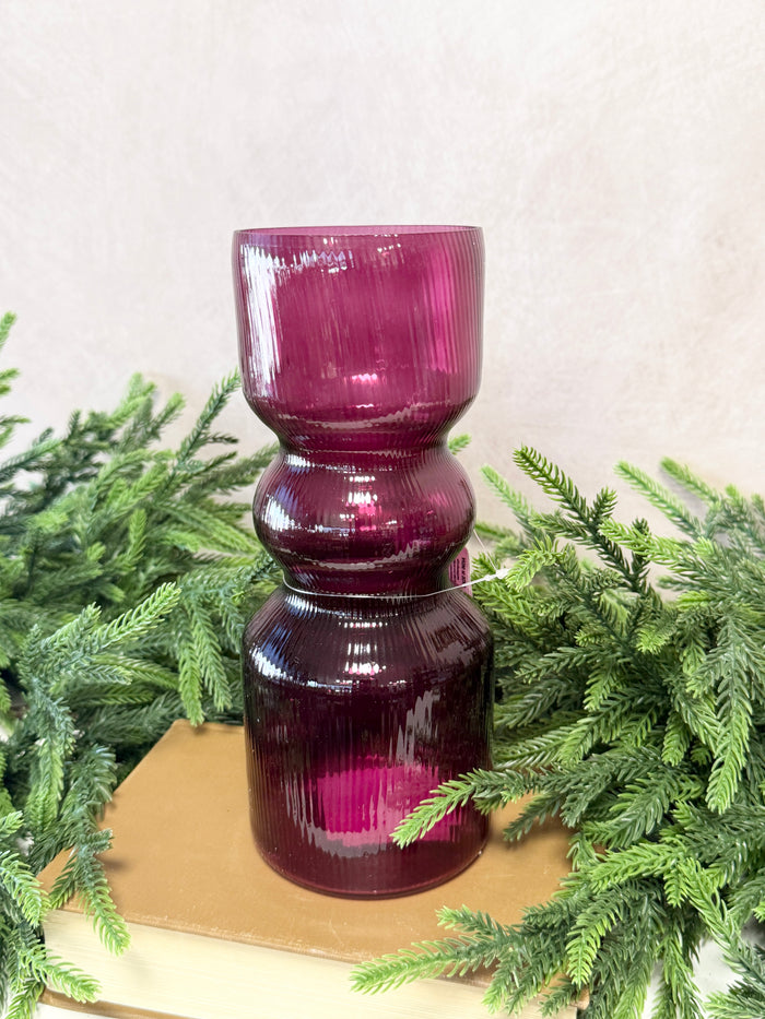 10" Rich Cherry Vase