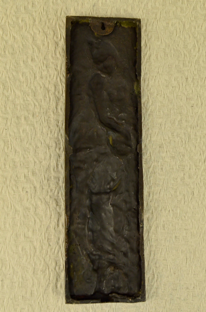 100% Real Bronze Roman Girl Bas Relief Statue Figure Sculpture Figurine Art Deco