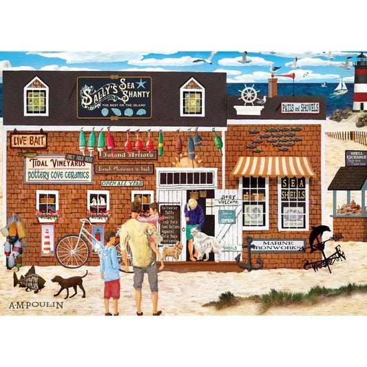 1000 Piece Jigsaw Puzzle - Beach Life- Sally Sells Seashells | MasterPieces