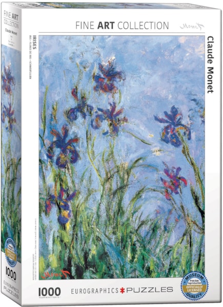 1000 Piece Jigsaw Puzzle - Irises | EUROGRAPHICS