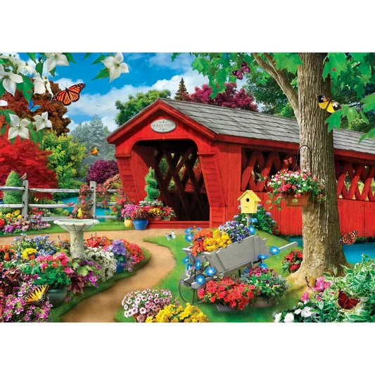 1000 Piece Jigsaw Puzzle - Memory Lane- Butterfly Bridge | MasterPieces