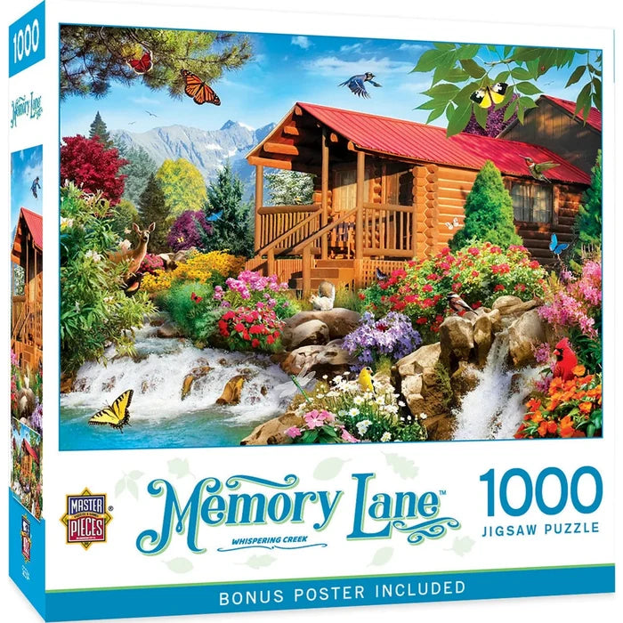 1000 Piece Jigsaw Puzzle - Memory Lane- Whispering Creek | MasterPieces