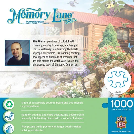 1000 Piece Jigsaw Puzzle - Memory Lane- Whispering Creek | MasterPieces