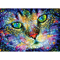 1000 Piece Jigsaw Puzzle - Stained Glass- Purrfect Glass | MasterPieces