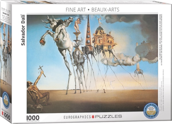 1000 Piece Jigsaw Puzzle - The Temptation of St. Anthony | EUROGRAPHICS