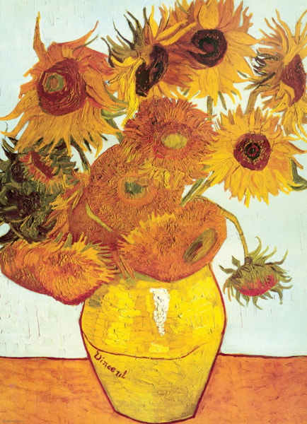 1000 Piece Jigsaw Puzzle - Twelve Sunflowers | EUROGRAPHICS