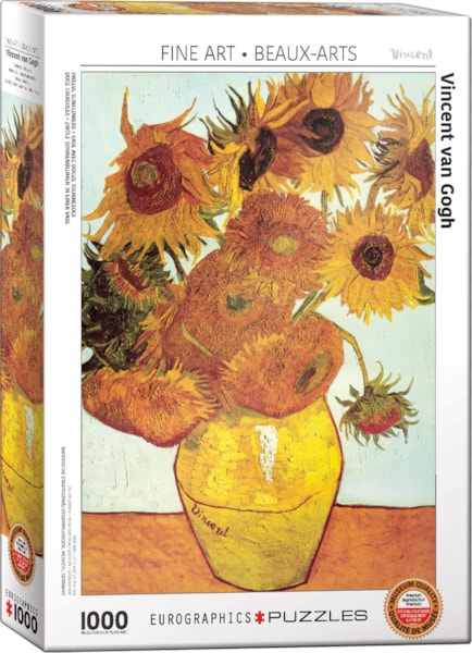 1000 Piece Jigsaw Puzzle - Twelve Sunflowers | EUROGRAPHICS