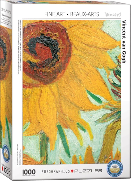 1000 Piece Jigsaw Puzzle - Twelve Sunflowers | EUROGRAPHICS