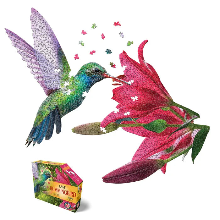 1000 Piece Shaped Jigsaw Puzzle - I Am Hummingbird | Madd Capp