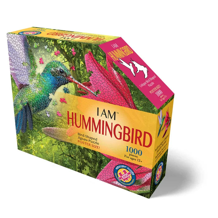 1000 Piece Shaped Jigsaw Puzzle - I Am Hummingbird | Madd Capp