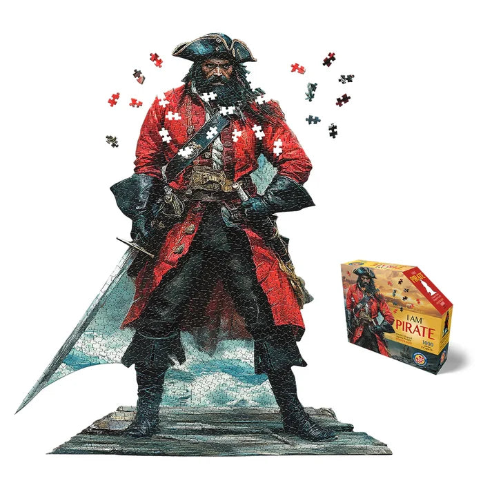 1000 Piece Shaped Jigsaw Puzzle - I Am Pirate | Madd Capp