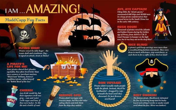1000 Piece Shaped Jigsaw Puzzle - I Am Pirate | Madd Capp