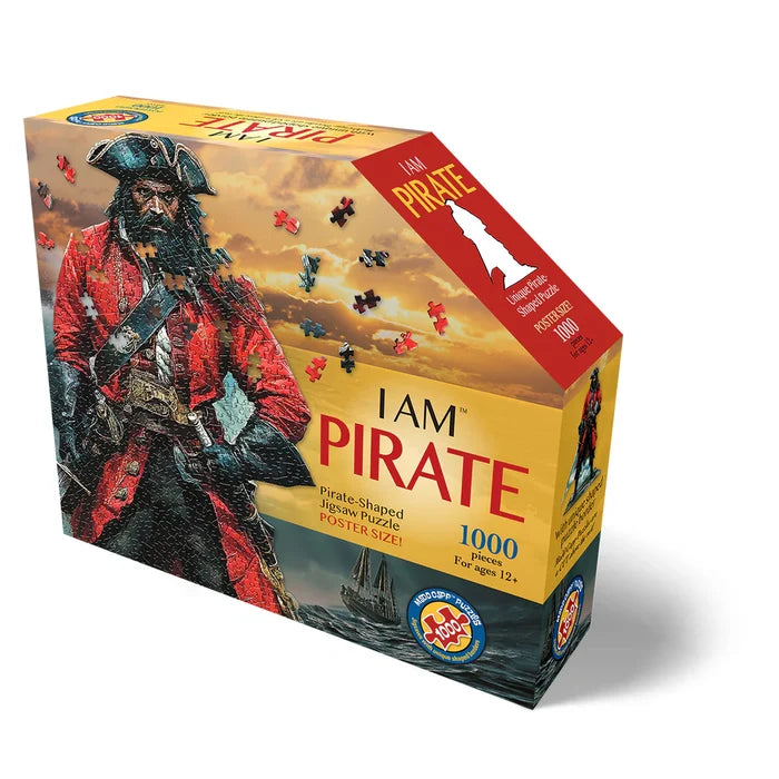 1000 Piece Shaped Jigsaw Puzzle - I Am Pirate | Madd Capp