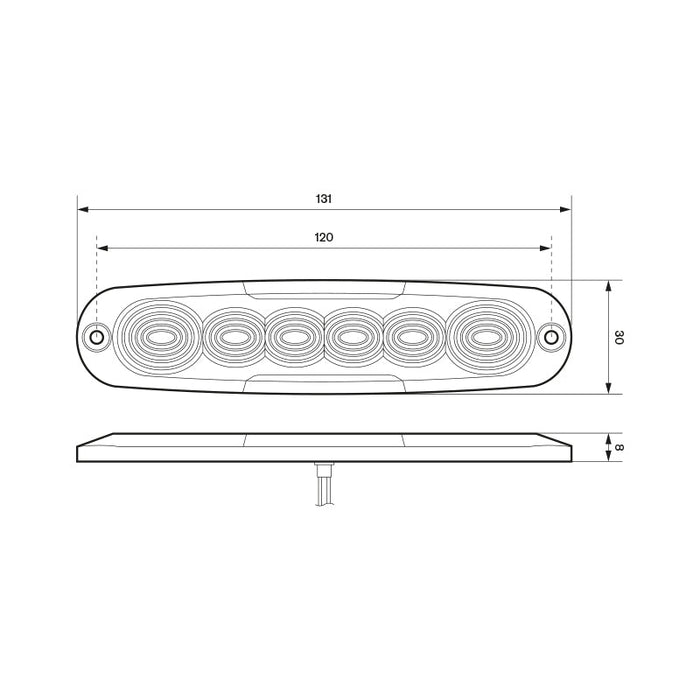 12 Series Compact Combination LampLED Rear Light12ARMLED AutolampsSRH Lighting