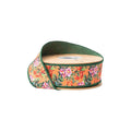 1.5" Fall Floral Wired Dupioni Ribbon Bolt
