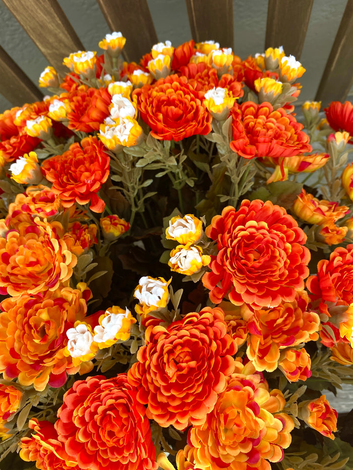 21" Fabulous Fall Mum Planter Insert