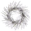 22" Snow Twig Pine Wreath