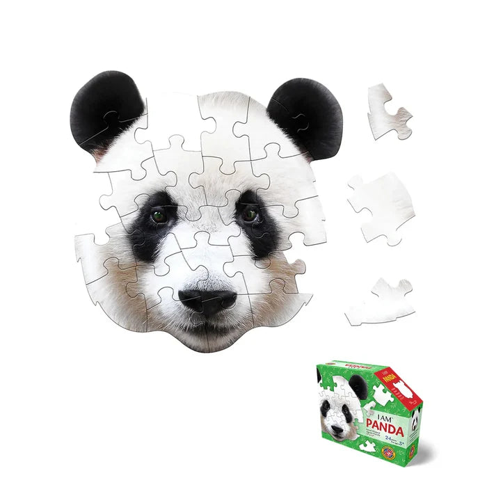 24 Piece Shaped Jigsaw Puzzle - I Am Panda | Madd Capp