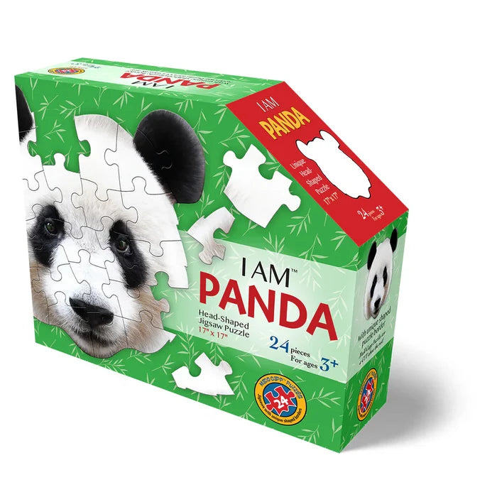 24 Piece Shaped Jigsaw Puzzle - I Am Panda | Madd Capp