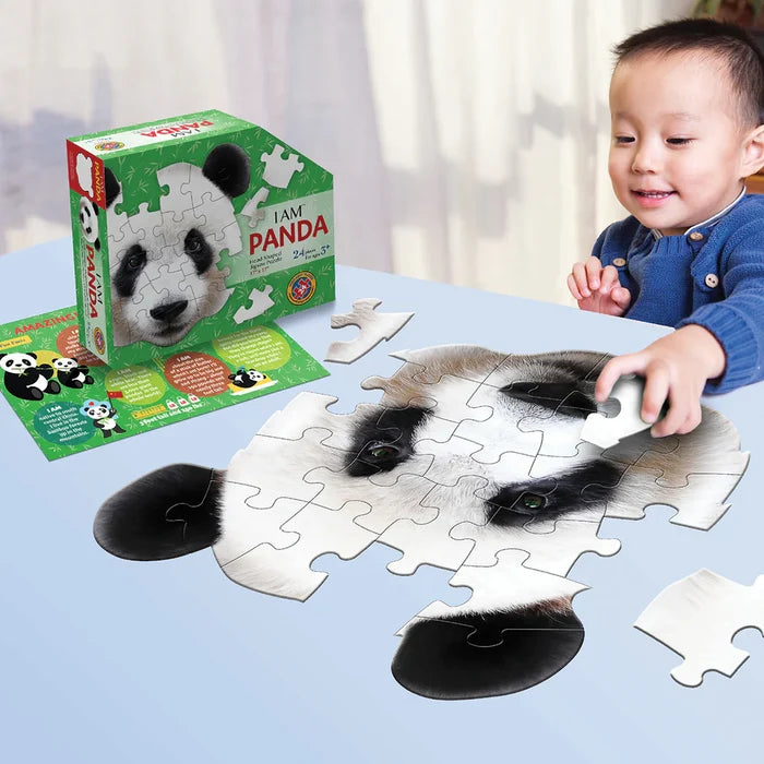 24 Piece Shaped Jigsaw Puzzle - I Am Panda | Madd Capp