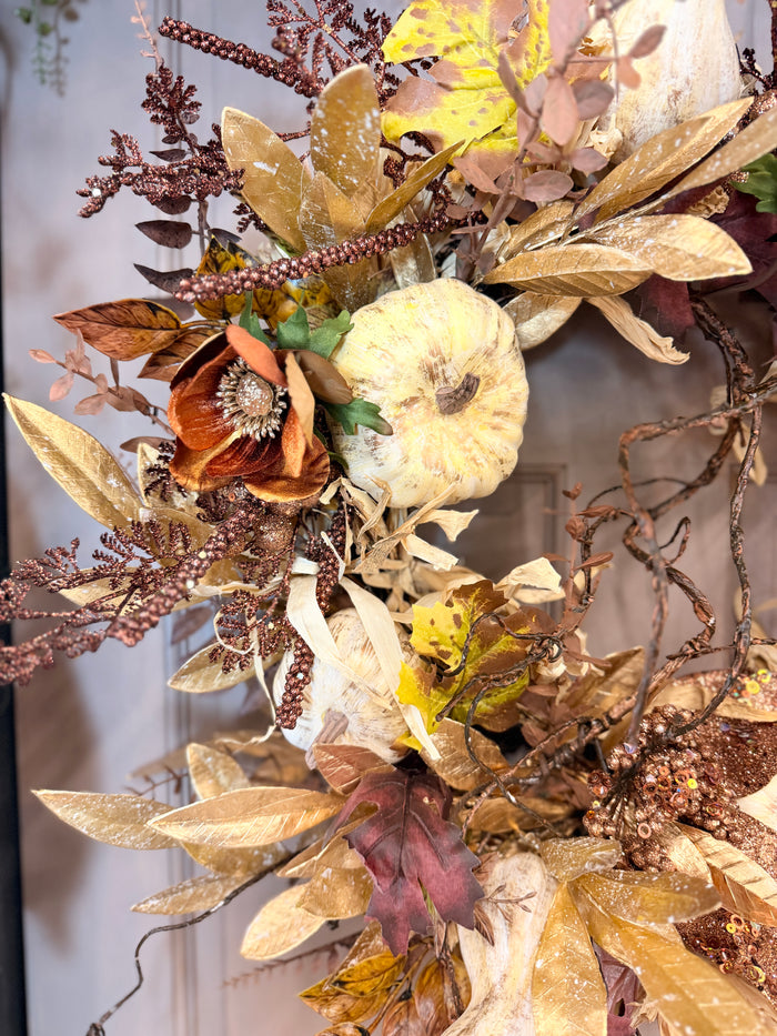 25" Harvest Luxe Wreath