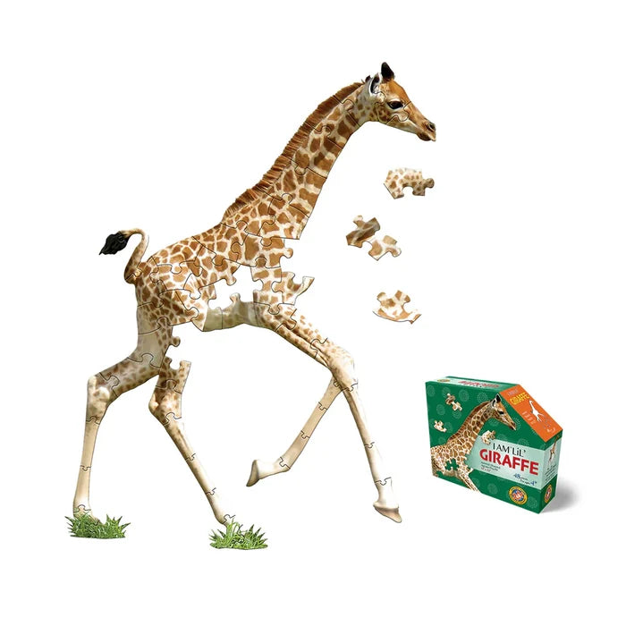 48 Piece Shaped Jigsaw Puzzle - I Am LiL' Giraffe | Madd Capp