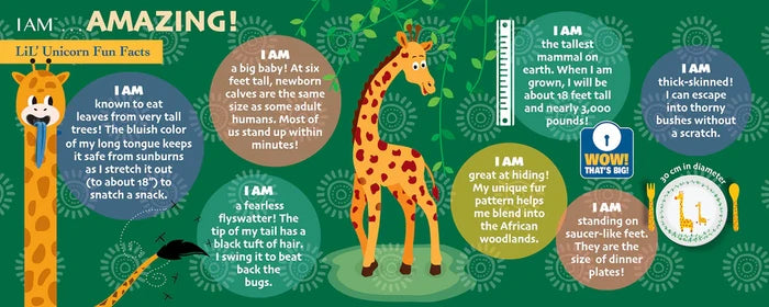 48 Piece Shaped Jigsaw Puzzle - I Am LiL' Giraffe | Madd Capp