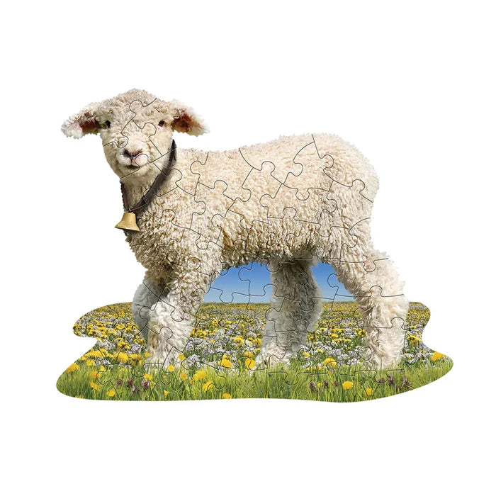 48 Piece Shaped Jigsaw Puzzle - I Am LiL' Lamb | Madd Capp