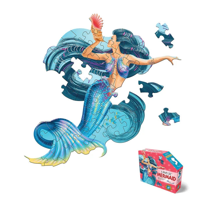 48 Piece Shaped Jigsaw Puzzle - I Am LiL' Mermaid | Madd Capp