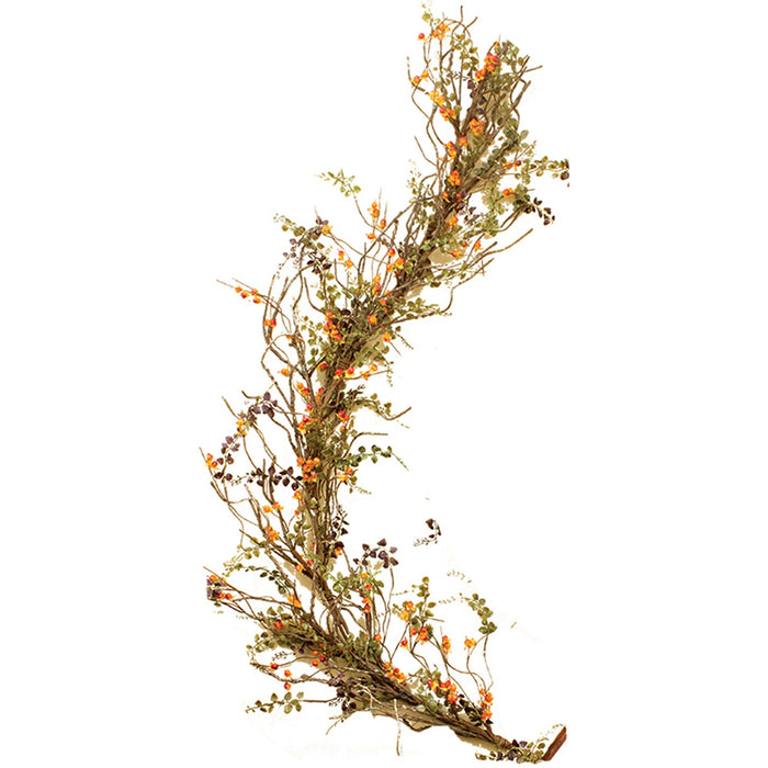 60" bittersweet bendy vine garland for farmhouse Fall home decor from Magnolias Home Decor