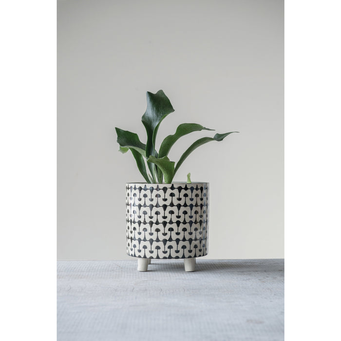 8" Stoneware Planter