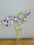 Silk light purple orchid spray for transitional everyday home decor from Magnolias Home Decor