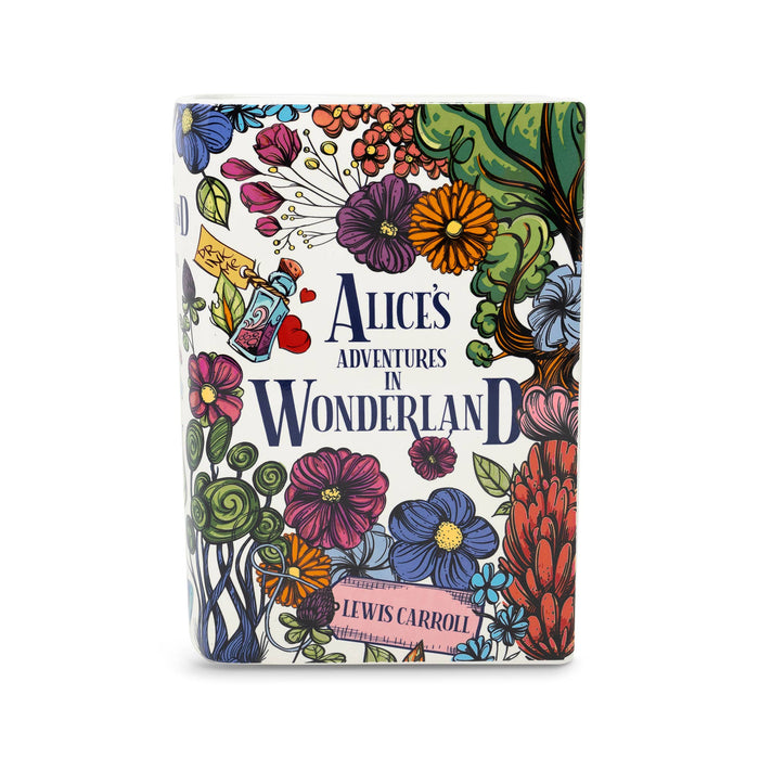 Alice in Wonderland Large Book Vase