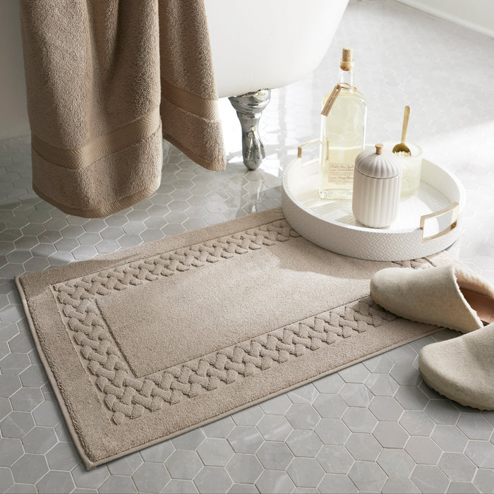 Amalfi Bath Mat Cobblestone 19x31