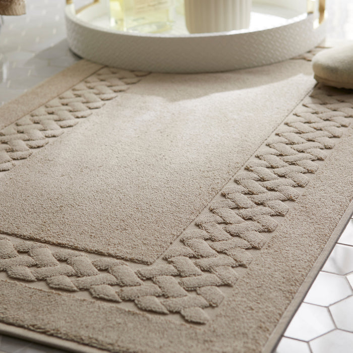 Amalfi Bath Mat Cobblestone 19x31