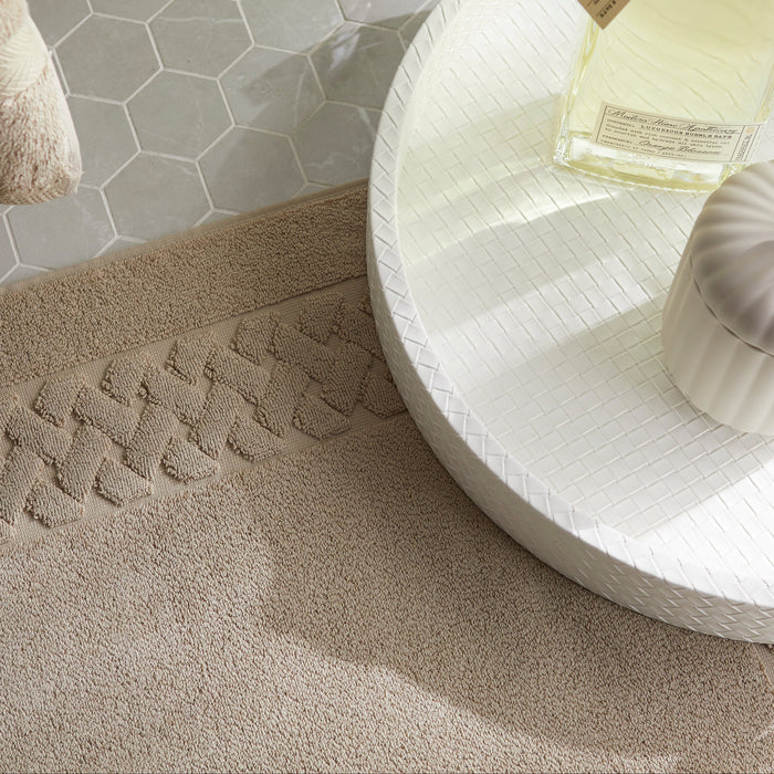 Amalfi Bath Mat Cobblestone 19x31