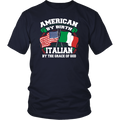 American By Birth Italian By The Grace Of God Shirt