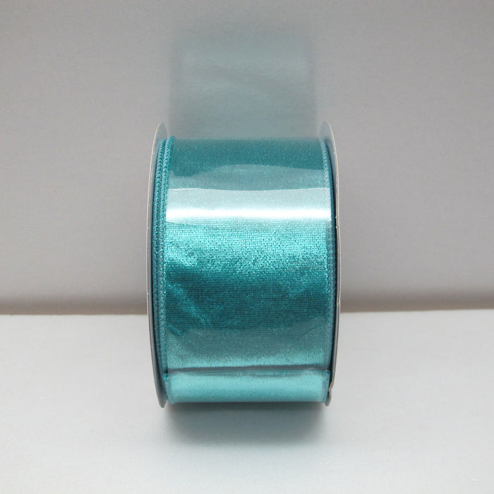 Aqua Velvet Ribbon Bolt
