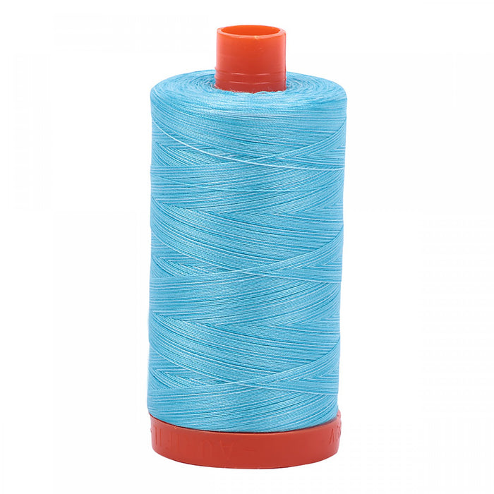 Aurifil Mako Cotton Thread 50WT - 4663 Variegated Blue