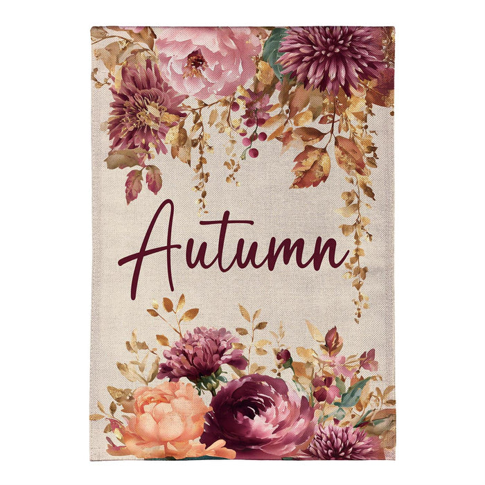 Autumn Florals Garden Flag