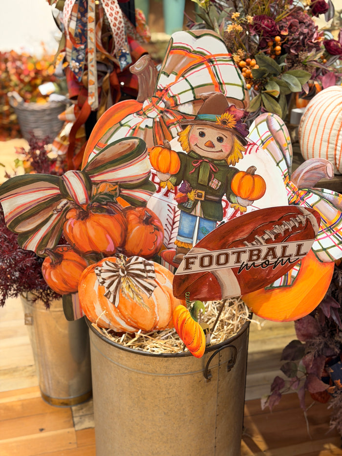 Beck's Football Mom Garden Stake