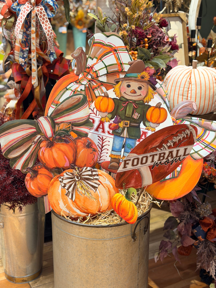 Beck's Football Mom Garden Stake