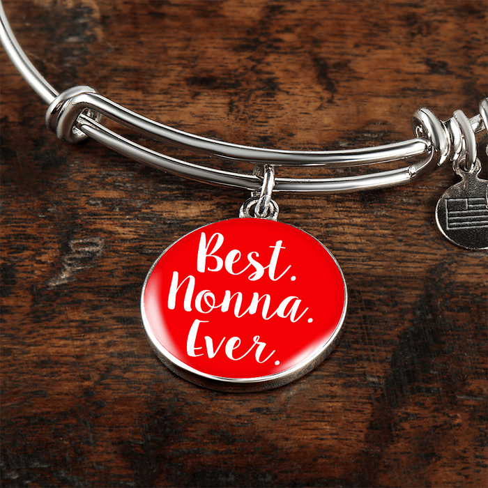 Luxury Bangle (Silver) / No