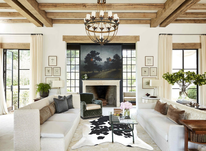 Black and White Cowhide Rug #B8969