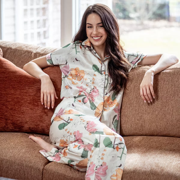 Bloom Service Satin Pajama Top
