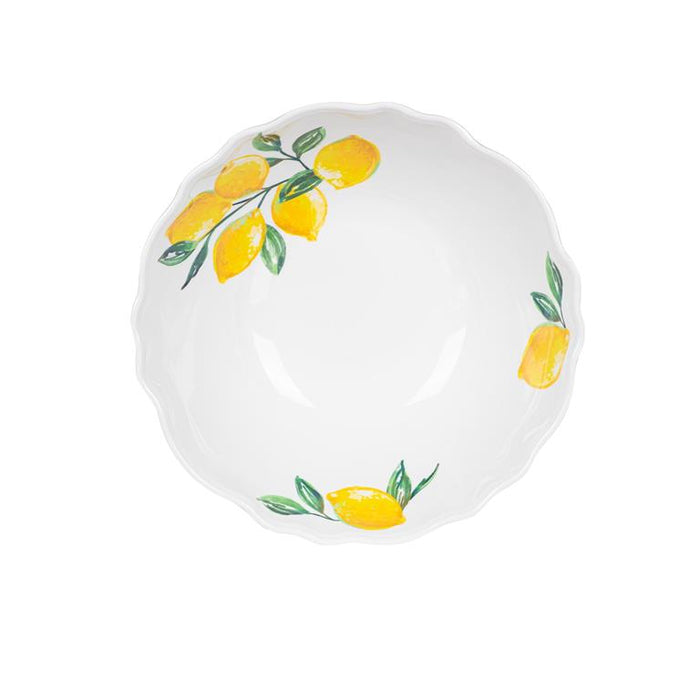 Blue Coastal Bowl Melamine Serving Bowl