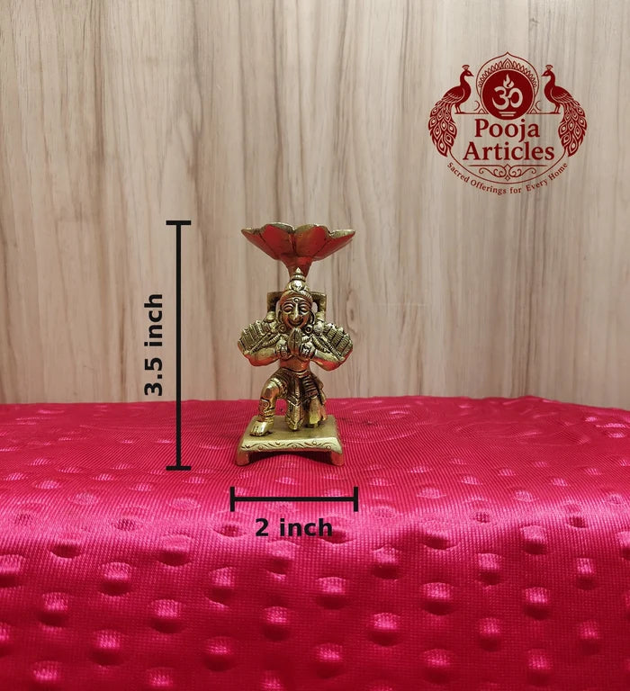 Brass Garuda Diya Idol 3.5 inch