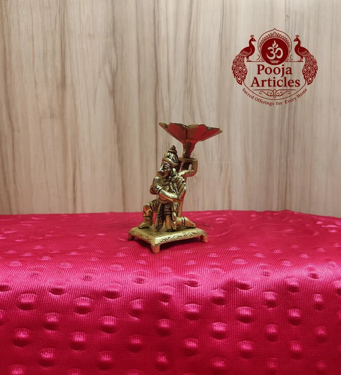 Brass Garuda Diya Idol 3.5 Inch