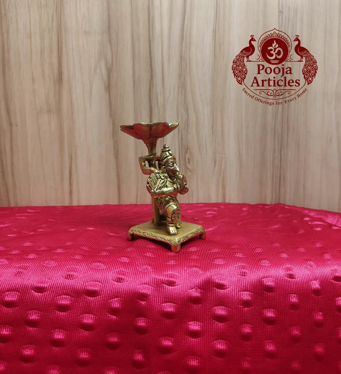Brass Garuda Diya Idol 3.5 Inch