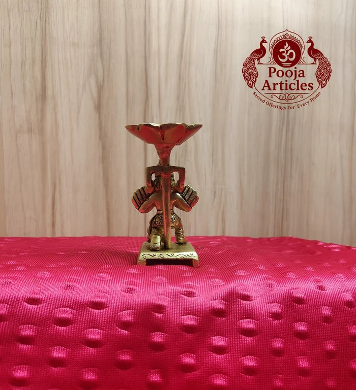 Brass Garuda Diya Idol 3.5 Inch